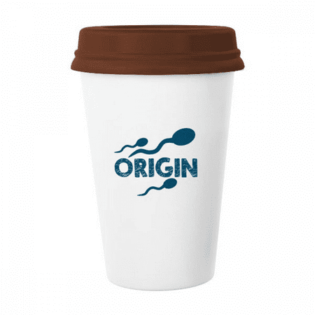 

Origin Male Medicine Mug Coffee Drinking Glass Pottery Cerac Cup Lid
