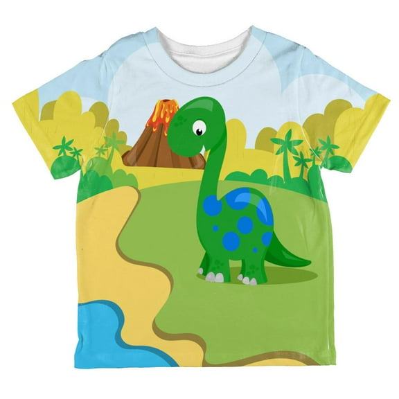 My Little Dinosaur All Over Toddler T Shirt Multi 4T