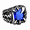 Blue, variant on Stainless Steel Dragon Claw Ring Gothic Biker Statement for Men, 6-17