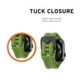 thumbnail image 5 of UAG Apple Watch Band 49/46/45/44mm, iWatch Series Ultra 2/Ultra/4-10/SE 2/SE Silicone Band Scout Slim Adjustable Waterproof Sporty Replacement Watch Strap, Olive, 5 of 8