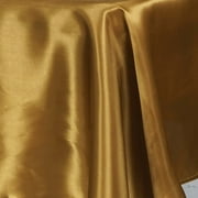 Efavormart Rectangle Satin Tablecloth, 60x102 Smooth Oblong Washable Table Cloth, Decorative Silky Fabric Table Cover for Wedding, Party, Banquet- Gold