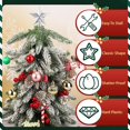 thumbnail image 6 of ZOEZOE 3 Pcs Mini Christmas Tree Topper Small Star Christmas Treetop Ornaments for Mini Tree Holiday Decorative Star for Xmas Home Decor, 6 of 7