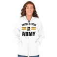 thumbnail image 3 of United States Army Star Logo Ribbon Unisex Plus Size Zip Hoodie Brisco Brands 2X, 3 of 5