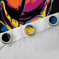 thumbnail image 4 of Castle Fairy Sport Basketball Black Out Curtains for Kids Teens Adults,Ball Gamer Curtains Pack of 2 (42x63 Each),Abstract Graffiti Splash Bedroom Curtains,Microfiber Bedroom Decor, 4 of 6