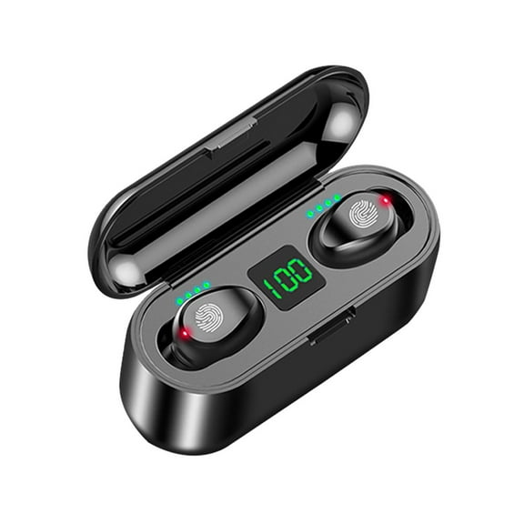 Wovilon Bluetooth Earbuds With Charging Case Long Endurance Touch Support Bt Earphone Led Battery Display Noise Reduction Earphone For Music, Game Low Latency Earphone