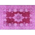 thumbnail image 1 of Ahgly Company Indoor Rectangle Persian Purple Traditional Area Rugs, 7' x 9', 1 of 4