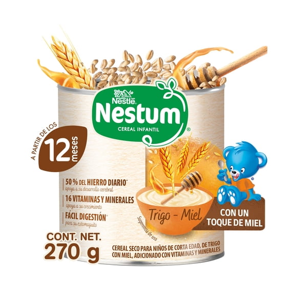 Cereal para lactantes Nestum Trigo con miel 270g