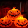 thumbnail image 2 of Toystoory Suministros y adornos navideños de linternas de calabaza de Halloween de plástico de 12 piezas y menos propensos a dañarse Iluminación navideña trompeta, 2 of 6
