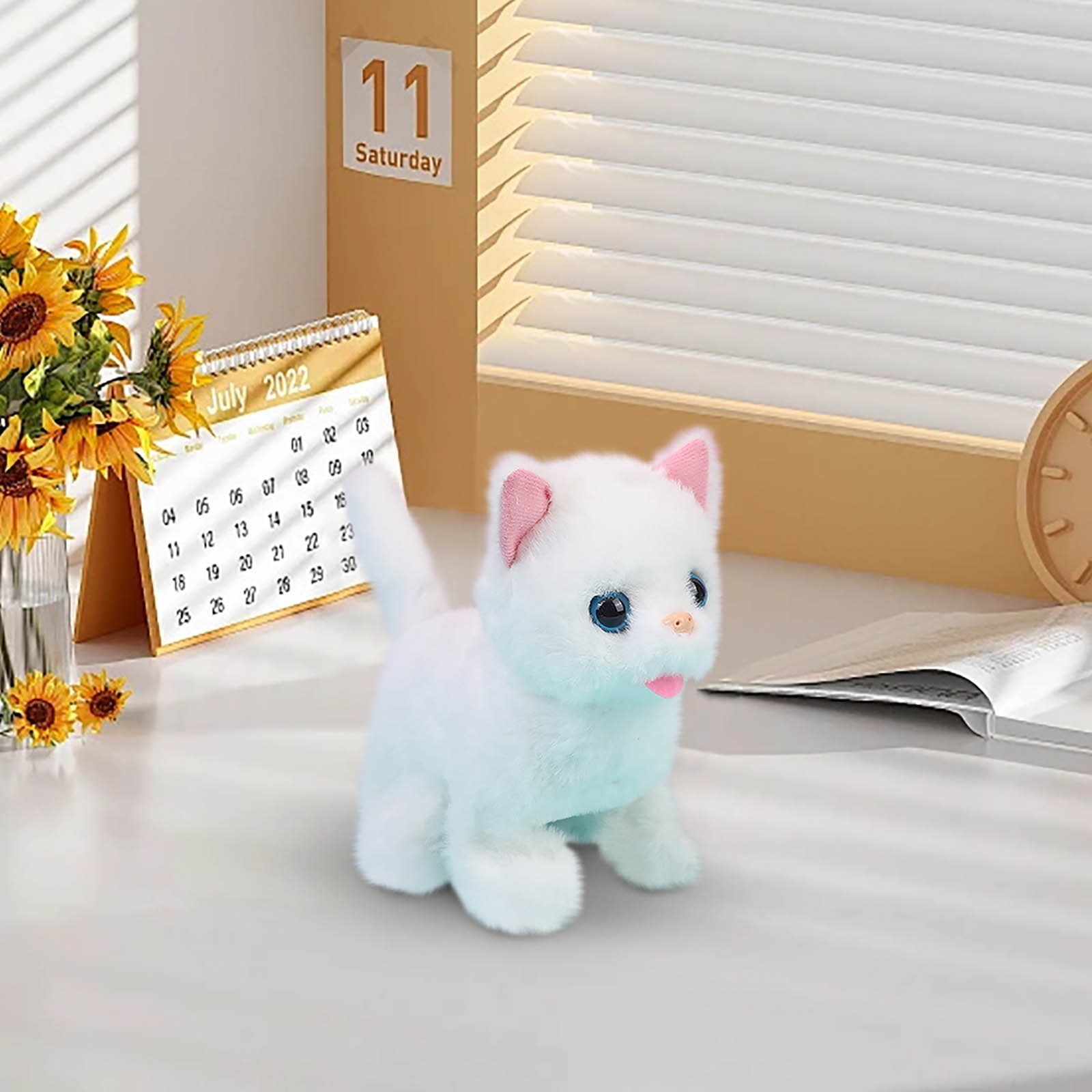 YUNAFFT Robot Dog & Robot Cat, Realistic Puppy That Acts Like a Real Puppy, Robotic Puppy Dog Realistic for Adults That Looks Real, Toy Dogs That Walk and Bark