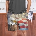 thumbnail image 7 of Bald Eagle American Flag Firework 4Th Of July USA Mens Pajama Pants Shorts Sleepwear Lounge Men's Pajama Bottoms Gift for Family, 7 of 7