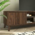 thumbnail image 6 of Flash Furniture Hatfield Mid-Century Modern Wooden TV Stand for 65"+ TVs, Dark Walnut, 6 of 13