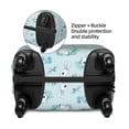 thumbnail image 2 of Hirioo Rabbit And Dragonfly for Elasticity Suitcase Cover (No luggage Included) Durable Luggage Protector Fits 18-32 Inch Luggage-Large, 2 of 7