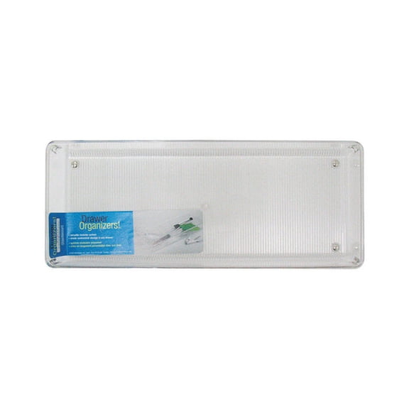 1 pc iDesign Linus 2 in. H X 6 in. W X 15 in. D Plastic Drawer Organizer