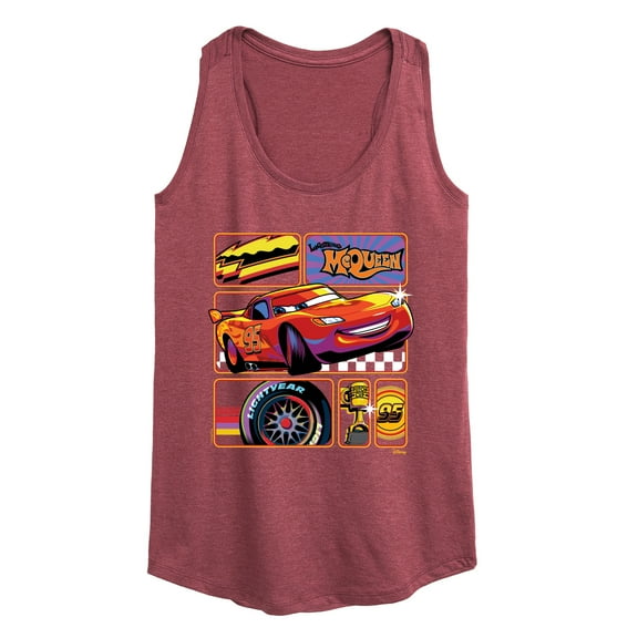 Disney Cars - Lightning McQueen Best Trophies - Women's Racerback Tank Top