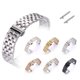 thumbnail image 3 of Correa de metal de acero inoxidable de 22 mm con extremos rectos y curvos de 18 mm, 19 mm, 21 mm, 20 mm, 22 mm y 24 mm, pulsera de metal de repuesto para hombres y mujeres, 3 of 4
