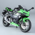 thumbnail image 4 of 1:12 Kawasaki Ninja 400 Alliage Modèle de Moto Sport Moulé sous Pression Course de Rue Simulation Jouet Lumineux pour Enfants Garçon Rapide et Dangereux, 4 of 5