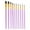 Z7-Purple, variant on JWDX Pen ! 10Pcs Small Fine Tip Paintbrushes Micro Detail Paint Brush Set Triangular Grip Handles Art Brushes Perfect for Acrylic Watercolor Oil Craft Models Black