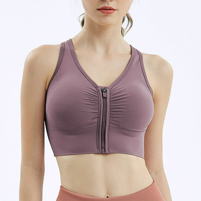 FAFWYP Womens Sexy High Impact Sports Bras for Large Bust Wireless