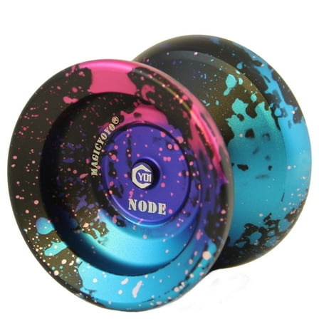 MagicYoYo Y01 Node Yo-Yo - High Grade 6061 Aluminum - (Starry Star - Black Blue Purple)