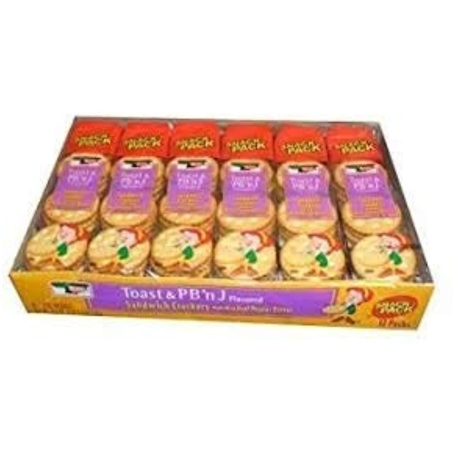 Keebler Toast And Peanut Butter And Jelly Flavored Sandwich Crackers