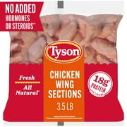 Tyson All Natural Fresh Chicken Wing Sections, 3.5 lb