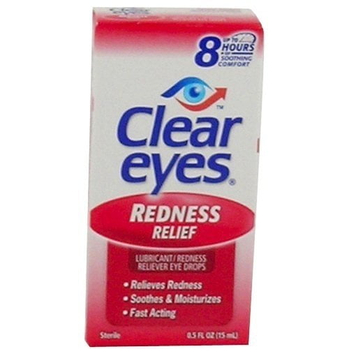 Clear Eyes Eye Drops, Redness Relief, .5 oz.