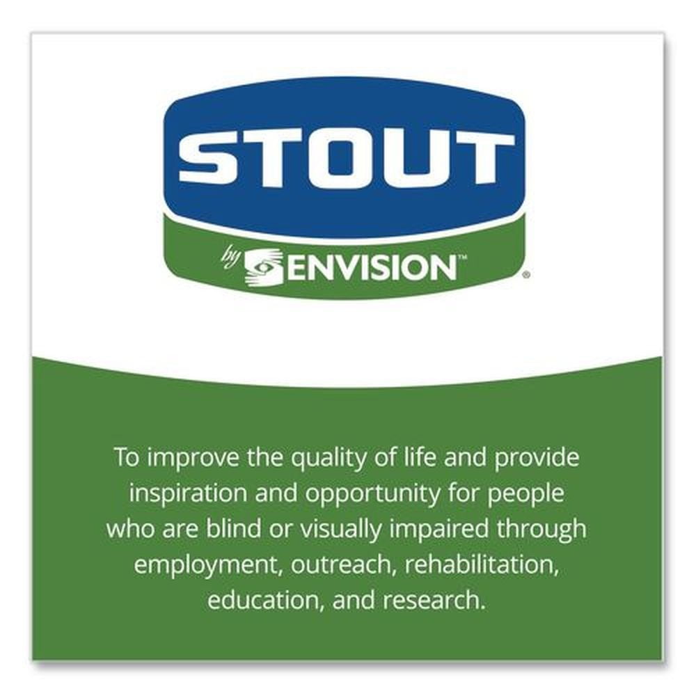 Stout  Trash Bags, 1.3-mil, 33 Gallons, 33" x 40", Brown, Carton Of 100