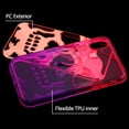 thumbnail image 3 of Kaleidio Case For Apple iPhone XR (6.1") [Lucid Skullcap] 2-Piece TPU Armor Hybrid [Shockproof] Impact Skin Cover w/ Overbrawn Prying Tool [Rose Gold/Pink Purple Gradient], 3 of 5