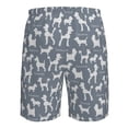thumbnail image 6 of Naloa Poodle Dog Men's Beach Shorts, Surfing shorts, Swim trunks, Quick Dry Swim Trunks for Surfing Beach Fun - Large, 6 of 9
