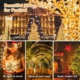 thumbnail image 5 of Battery Operated Christmas Lights,10ft 30 LED String Lights with Black Wire,8 Modes Waterproof Remote & Timer Twinkle Christmas Tree Lights for Home, Garden, Party, Holiday Decoration (Warm White), 5 of 6