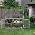 thumbnail image 2 of Mcombo 2-Tier Wooden Cold Frame Garden Greenhouse Raised Flower Planter Shelf Bed Protection 0160, 2 of 7