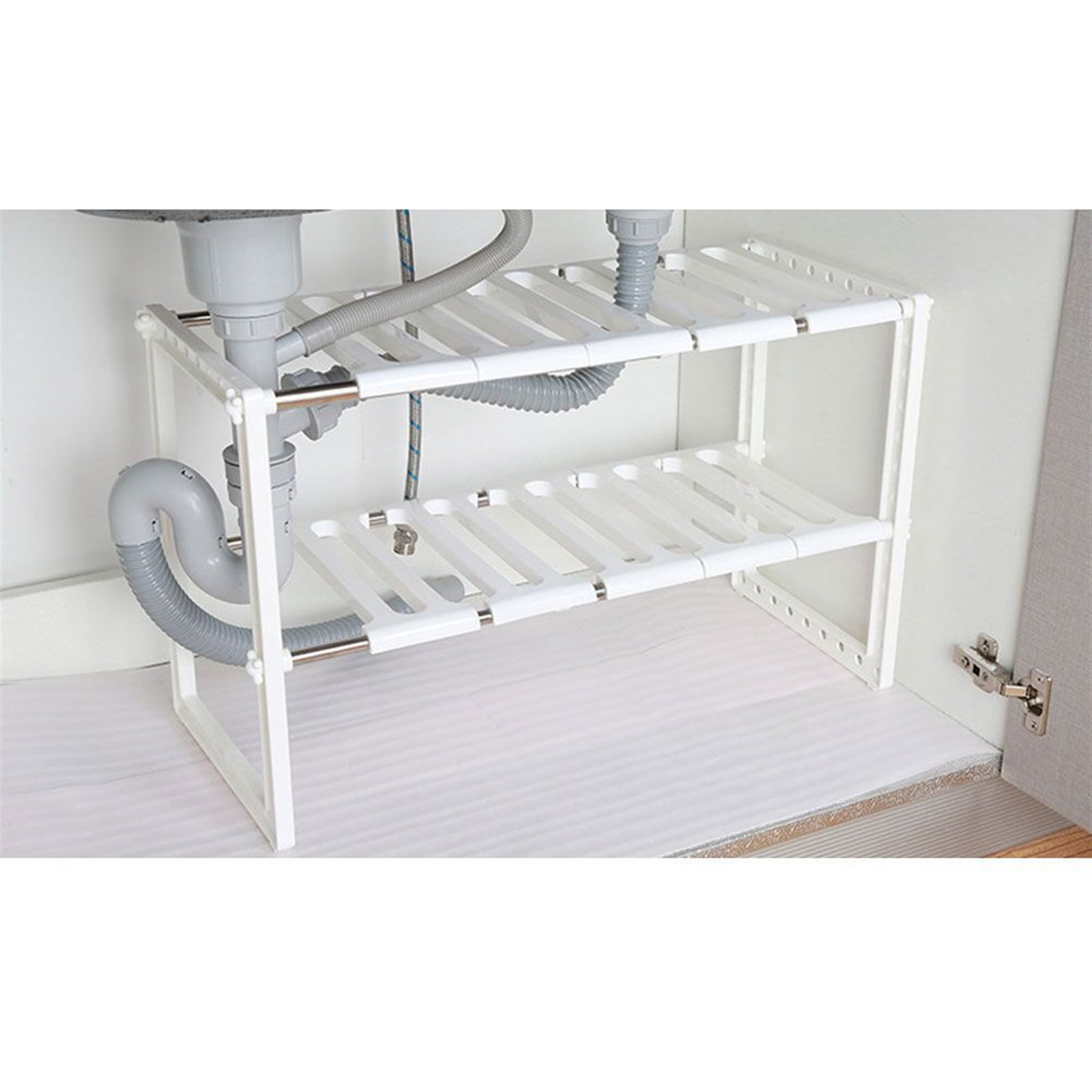 Private Jungle Classic Korean-style Stainless Steel Multi-functional Kitchen Sink Rack,White Private Jungle Classic Korean-style Stainless Steel Multi-functional Kitchen Sink Rack,White