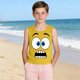 thumbnail image 4 of Niño Pequeño Niños Niños Camisola sin Mangas Suave Gradiente Impresión Moda Lindo para el Pageant Casa Boda Fiesta Casual, 4 of 8