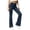 Navy, variant on biudgviw Yoga Pants for Women High Waisted Wide Leg Trousers Side Split Casual Lounge Pants with Buttons for Gym Workout(White,X-Large)