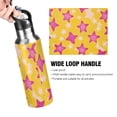 thumbnail image 4 of Yayeee 33oz Insulated Water Bottle Double Wall Stainless Steel with Flip Straw Lid, Large Pink Stars, 4 of 7
