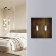 thumbnail image 4 of Yayeee Toggle Light Switch Wall Plate 3-Gang 6.37"x4.48" Decorative Outlet Cover, Wood Grain, 4 of 7