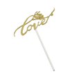 thumbnail image 1 of Love Cake Picks Impresionantes Adornos de tarta De Amor Selecciones De Alimentos Boda Cupcake Selecciones Decoración Fanmusic Love Cake Picks, 1 of 7