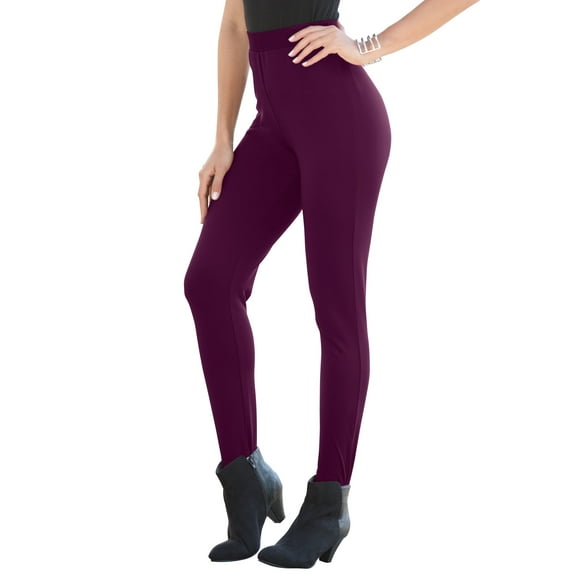 Roaman's Women's Plus Size Fleece Lined Legging