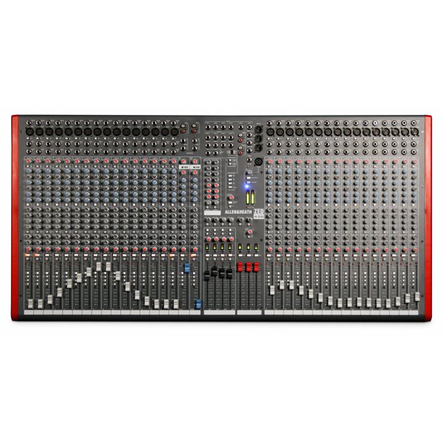 Allen & Heath Mélangeur - Alimenté, Gris/rouge (AH-ZED436)