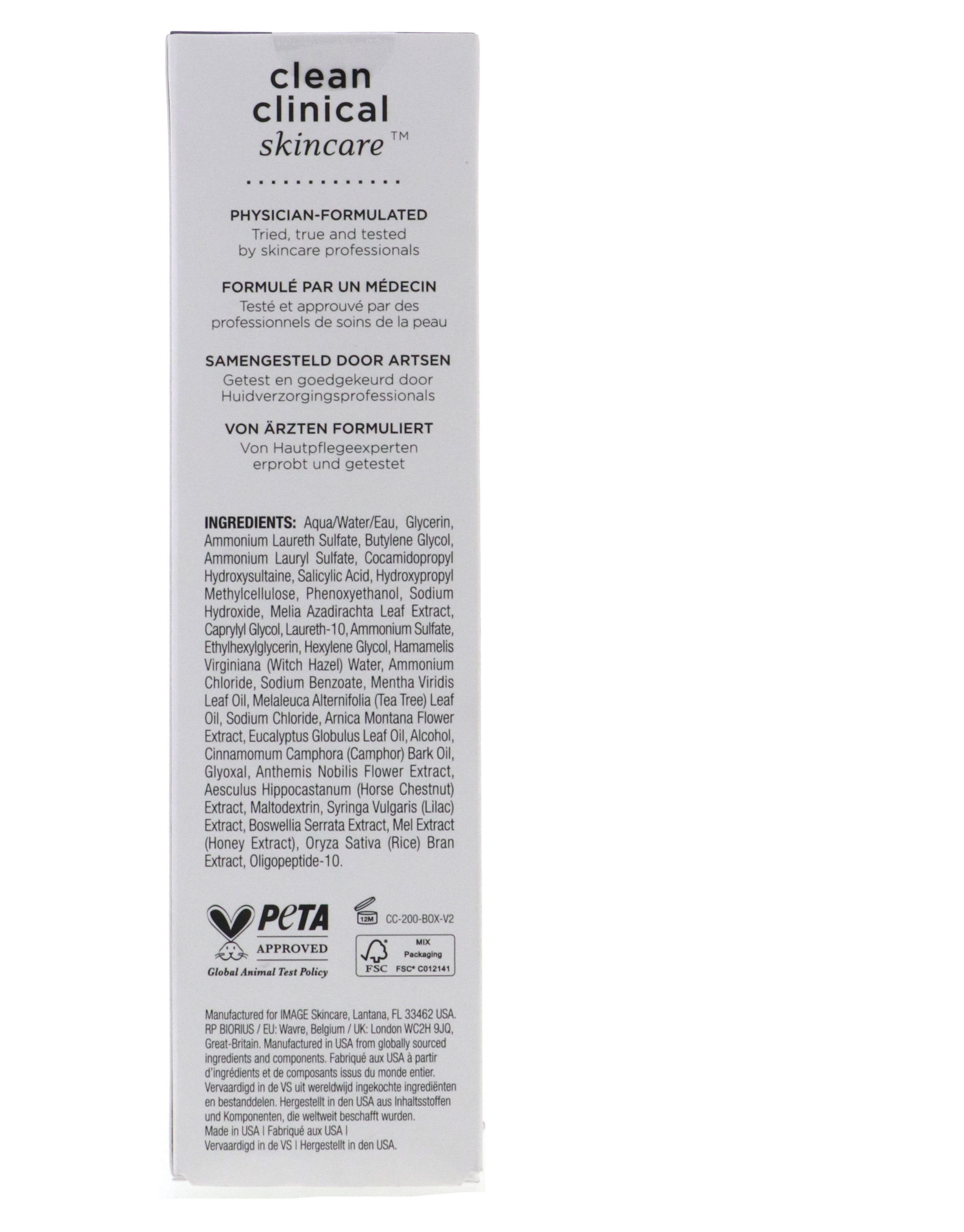 Image Skincare Clear Cell Clarifying Salicylic Gel Cleanser, 6 oz 2 Pack