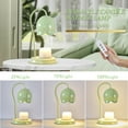 thumbnail image 4 of NATYSWAN Flower Candle Warmer Lamp with Timer, Dimmable Lamp  for Jar Candles, Ideal Gift for House Warming, Elegant Home Decoration, Green Candle Warming Lamp & 2 Bulbs Included, 4 of 9
