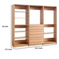 thumbnail image 5 of Dee Walk In Closet, Modular Freestanding Storage 9 Shelf 2 Rods Brown, 5 of 6