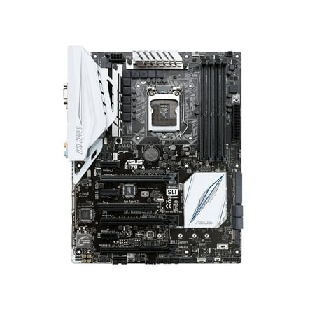 Asus Z170-A Asus Z170-A Desktop Motherboard - Intel Z170 Chipset - Socket H4 LGA-1151 - ATX - 1 x Processor Support - 64 GB DDR4 SDRAM Maximum RAM - 3.40 GHz (O.C.) Memory Speed