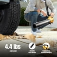 thumbnail image 2 of Rumiom Cordless Leaf Blower with 2 x 5.0Ah Batteries, 650CFM 3-Speed Electric Leaf Blower for Lawn Care, Yard, Snow, and Debris, 2 of 8