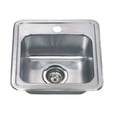 thumbnail image 4 of Desorden DE2683865 Stainless Steel 15 in Bowl Single Bar Sink, 4 of 4