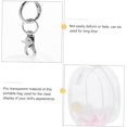 thumbnail image 3 of HUGFEGWE 1 Set Doll Bag Doll Charm Clear Figure Holder Keychain Bag Charms Doll Display Case Keychain Doll Storage Bag Luggage Hanging Ornament Purse Keychain Mini Coin Purse Walk Baby PVC, 3 of 9