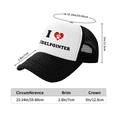 thumbnail image 3 of I Heart Pudelpointer Dog Love Pets Funny Trucker Hat Baseball Cap, 3 of 5