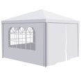 thumbnail image 4 of 10'x10' Outdoor Tent Heavy Duty Gazebo Canopy with 4 Removable Walls - 10x10 ft, 4 of 5
