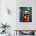 thumbnail image 3 of Nawypu Happy New Year 2024 Woofy Dog Year Fireworks Wrapped Canvas Poster Prints for Golden Retriever Lover Dog Gifts Idea Merch Art Wall Decoration, 3 of 4