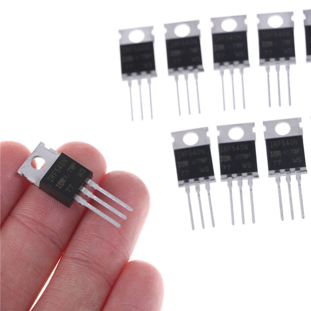 10PCS IRF540N IRF540 TO-220 N-Channel 33A 100V Power MOSFET high Performance Effect Tube Portable Size